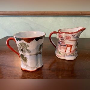 Vintage China Bundle (2 piece) Inspired by the Orient